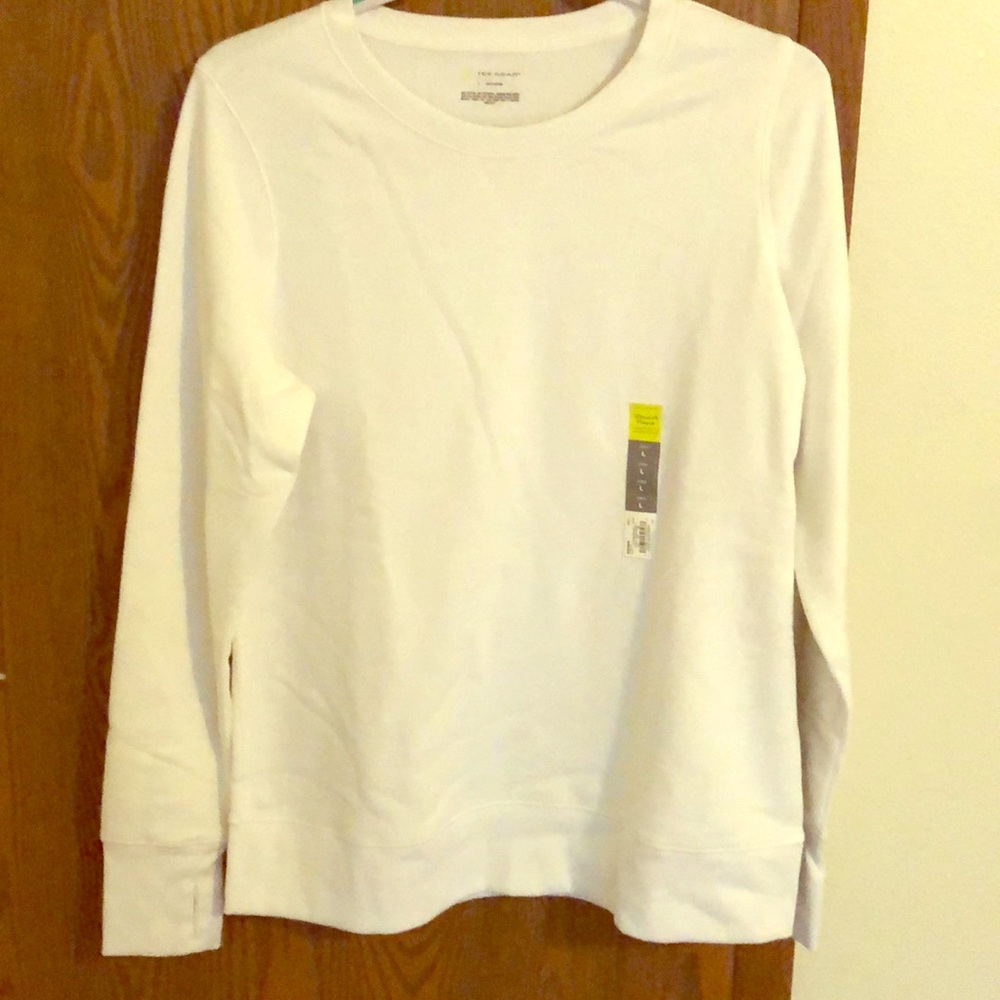 Large white pullover